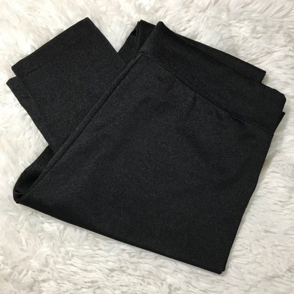 Justice Black Athleisure Leggings